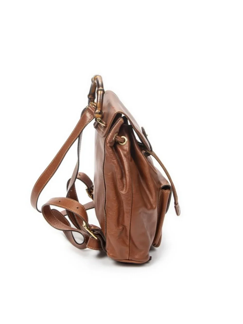 Gucci Minibumbu Backpack Brown Smooth Calfskin